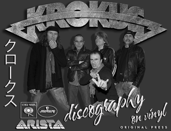 KROKUS «Discography on vinyl» (12 x LP • First Press • 1978-2017)