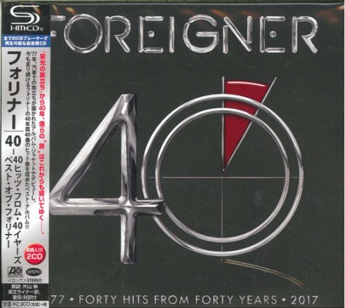 Foreigner - 40 (Forty Hits From Forty Years) [2 CD] (2017)