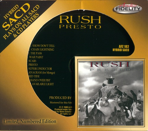 Rush - Presto (2014) 1989