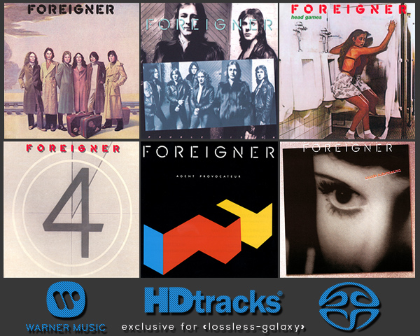FOREIGNER «First Six albums» (HDTracks • 1977-1987)