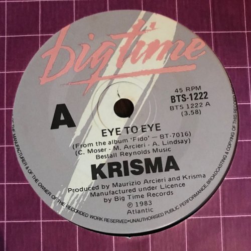 Krisma - Eye To Eye / Find A Friend (Vinyl, 7'') 1983