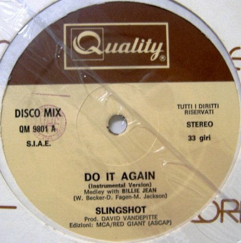 Slingshot - Do It Again Medley With Billie Jean (Vinyl, 12'') 1983
