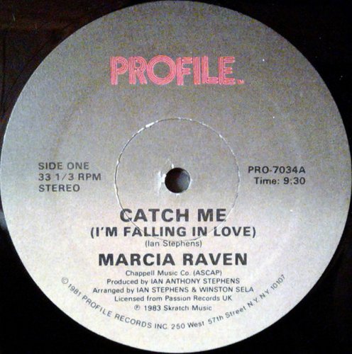 Marcia Raven - Catch Me (I'm Falling In Love) (Vinyl, 12'') 1983