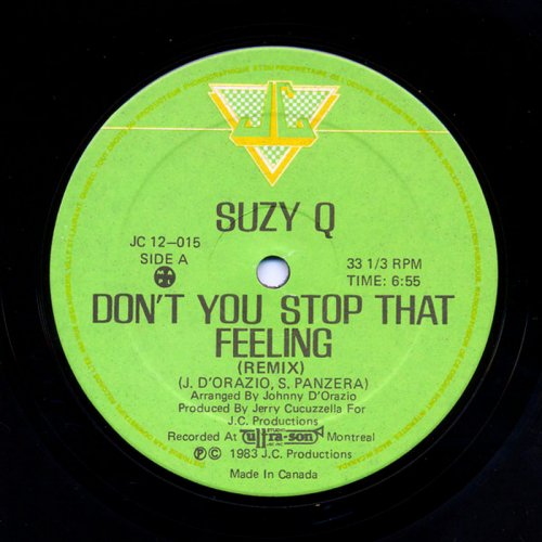 Suzy Q - Don't You Stop The Feeling (Vinyl, 12'') 1983