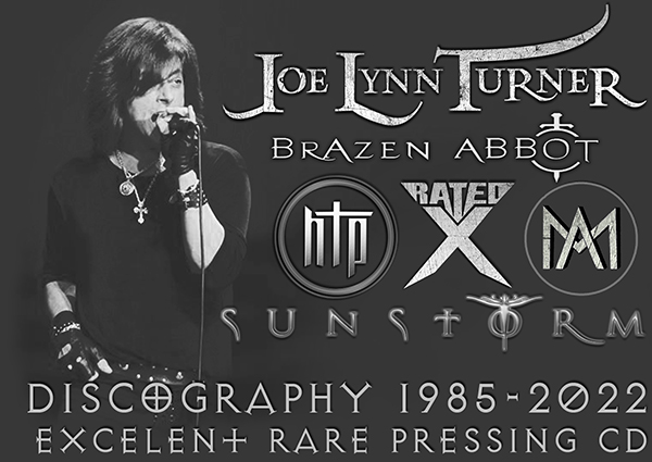 JOE LYNN TURNER «Discography+++» (39 × CD • Six Project’s albums • 1985-2022)