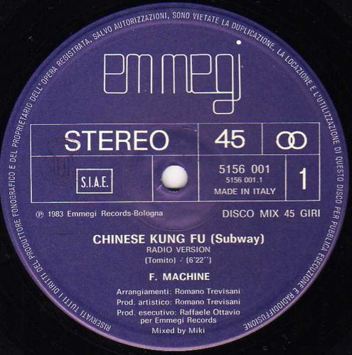 F. Machine - Chinese Kung Fu (Subway) (Vinyl, 12'') 1983