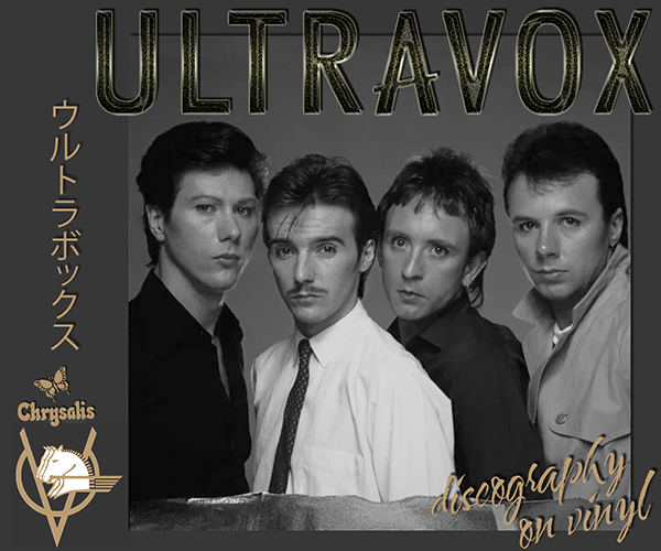 ULTRAVOX «Discography on vinyl + solo» (14 x LP • Chrysalis Records Limited • 1980-2012)