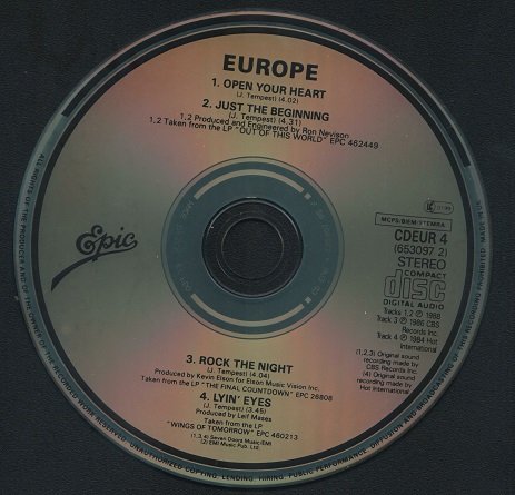 Europe - Singles Collection [11 CDS] (1988-2004)