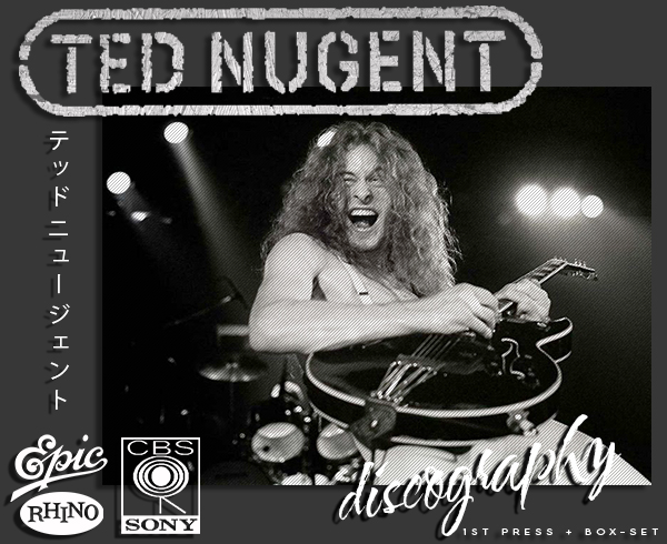 TED NUGENT «Discography» (24 × CD • 1st Press + Box • 1967-2008)