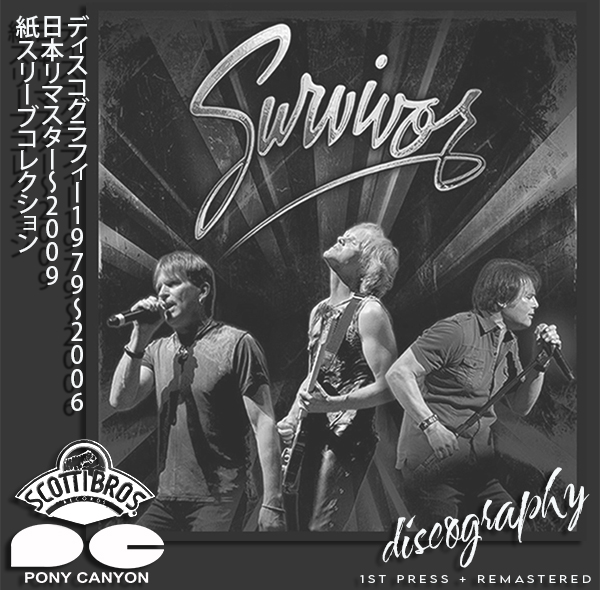 SURVIVOR «Discography» (17 × CD • Scotti Bros. Ltd. • 1979-2006)