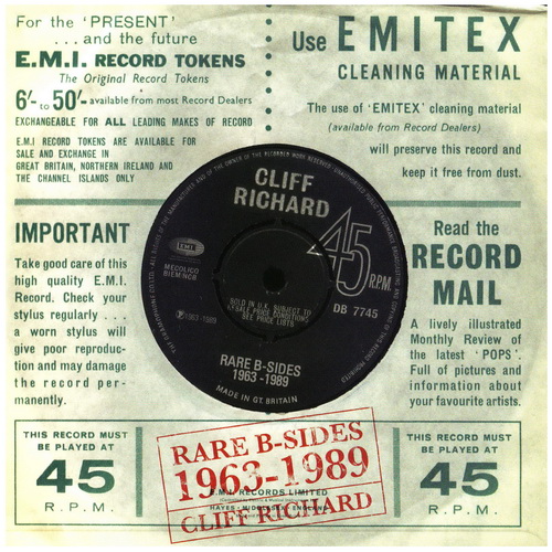 Cliff Richard - Rare B-Sides 1963-1989 (2008)