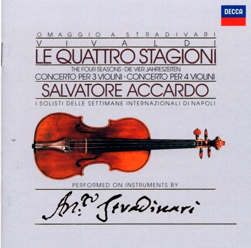 Salvatore Accardo, I Solisti Delle Settimane Internazionali di Napoli - Vivaldi: The Four Seasons (2022) 1987