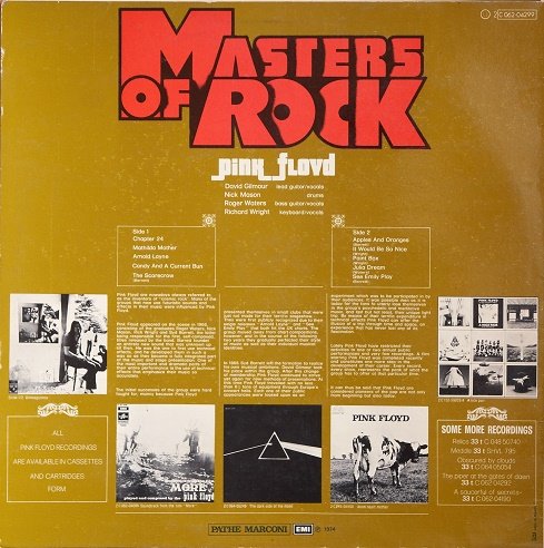 Pink Floyd - Masters Of Rock (1974) [Vinyl Rip 24/192]