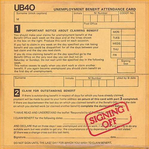 UB40 – Signing Off + 12" EP [Vinyl Rip] (1980)