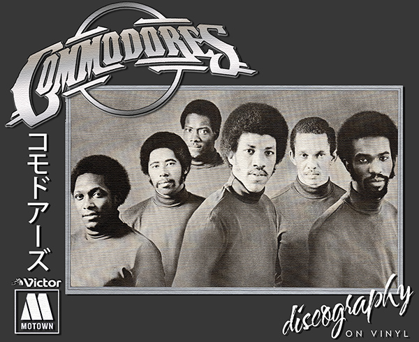 COMMODORES «Discography on vinyl» (6 × LP • Motown Record Corporation • 1974-1986)