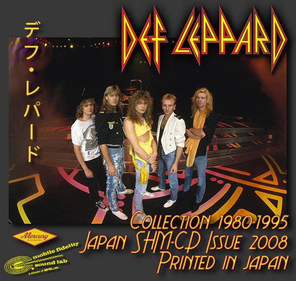 DEF LEPPARD «Discography» (7 × SHM-CD + 2 × 24KT Gold CD • Japan Press • 1980-1995)