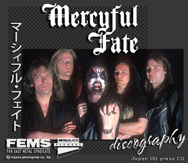 MERCYFUL FATE «Discography» (9 × CD • Japan First Press • 1983-1999)