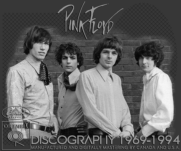 PINK FLOYD «Discography» (12 × CD • Canada, USA 1st Press • 1983-1994)
