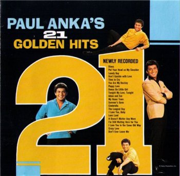 Paul Anka - 21 Golden Hits (BMG 1989) 1963
