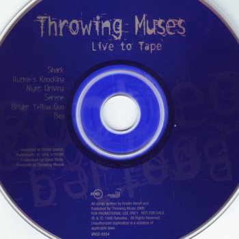 Throwing Muses - Live To Tape