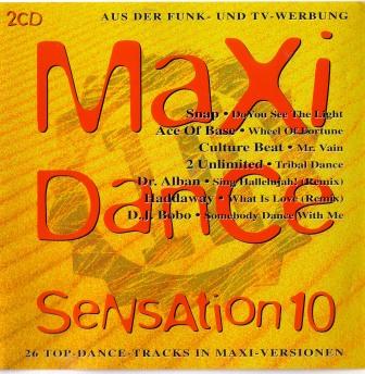 VA - MAXI DANCE SENSATION 10 (1993) 2CD