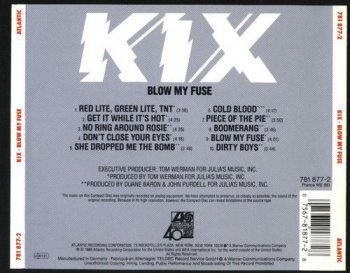 Kix : © 1988 ''Blow My Fuse''