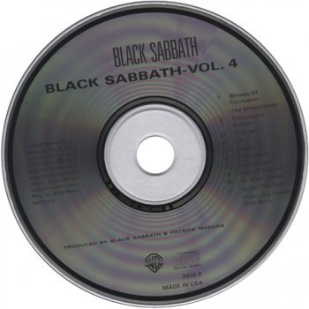 Black Sabbath -  Vol. 4   (US 1st Press WB 2602-2)