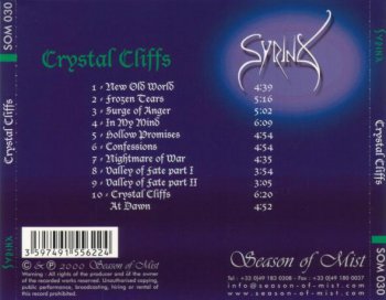 Syrinx - Crystal Cliffs 2000