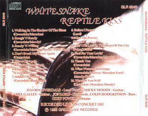 Whitesnake © - 1983 Reptile Kiss - Radio Broadcast (Exellent Quality Bootleg)