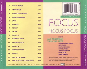 Focus © - 2001 The Best Of (Hocus Pocus)