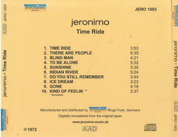 Jeronimo © - 1972 Time Ride