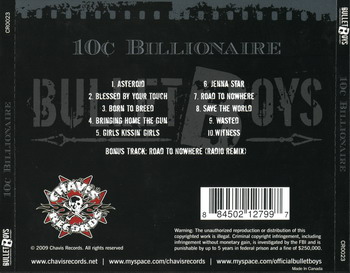 Bulletboys © - 2009 10c Billionaire