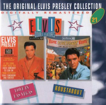 The Original Elvis Presley Collection : © 1993 ''Elvis Double Features'' (Love In Las Vegas & Roustabout) (50CD's)