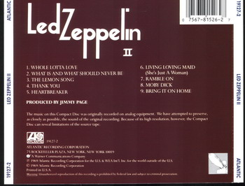 Led Zeppelin © - 1969 Led Zeppelin II