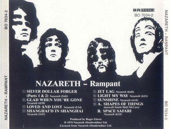 Nazareth © - 1974 Rampant