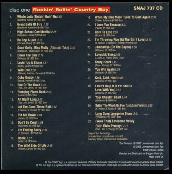 Jerry Lee Lewis : © 2006 ''Rockin' Rollin' Country Boy (CD 1)'' (Sun Essentials ,Box Set 4CD)