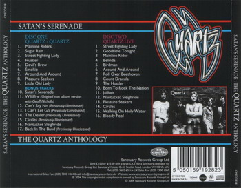 Quartz © - 2004 Satan's Serenade - The Quartz Anthology Double Disc