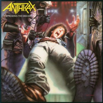Anthrax - Spreading The Disease (Island Records / Megaforce Worldwide US Non-Remaster 1st Press) 1985