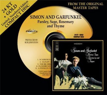 Simon And Garfunkel - Parsley, Sage, Rosemary & Thyme (AudioFidelity 24Karat + Gold HDCD 2010) 1966