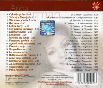 Anna German - Z&#322;ote Przeboje (Platynowa Kolekcja) (1999)