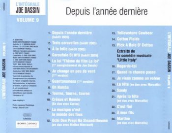 Joe Dassin : 2005 © Vol 9 - ''Depuis L'annee Derniere'' (Sony.BMG.France)