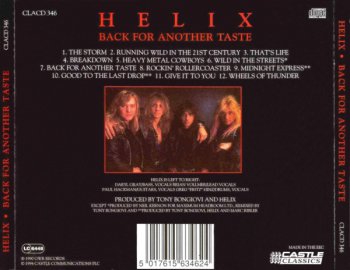 Helix - Back for Another Taste