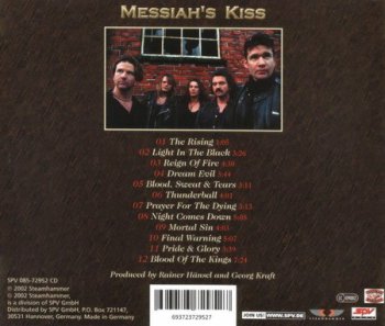 Messiah's Kiss - Prayer For The Dying (2002)