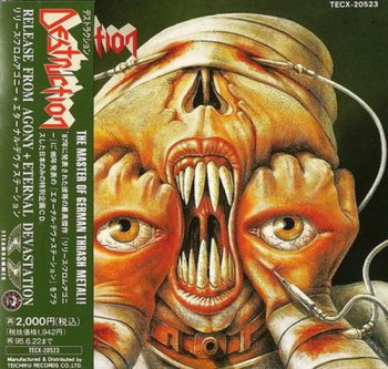 Destruction  - Release From Agony + Eternal Devastation (Steamhammer / Teichiku Records Japan 1st Press) 1993