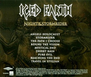 Iced Earth "Night of the stormrider" 1991 г.