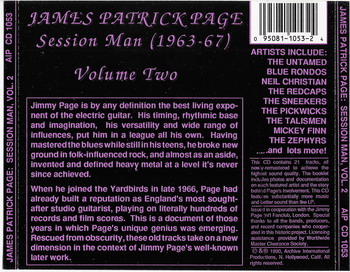 James Patrick Page (Jimmy Page) © - 1990 Session Man, Vol. 2 (1963-1967)