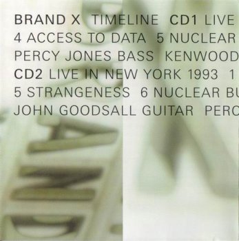 BRAND X - TIMELINE (2 CD) - 1999