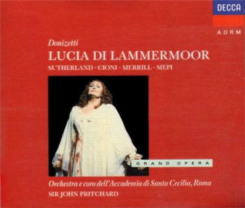 Donizetti - Lucia Di Lammermoor (2CD Set Decca Records) 1989