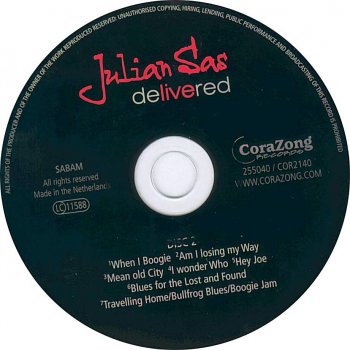 Julian Sas ©2002 - Delivered (2CD)