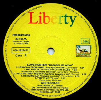 Whitesnake © - 1979 Lovehunter (Vinyl Rip 24/192)